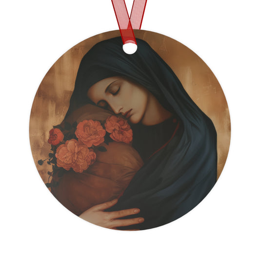 Blessed Are the Innocent in His Kingdom - The Feast of the Holy Innocents Metal Ornament - Religious Holiday Christmas Keepsake - Catholic