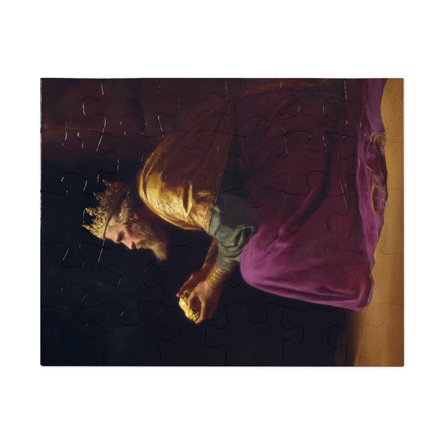 Melchior and the Gift Fit for a King - 3 Wise Men - Puzzle and Keepsake Tin - Religious Jigsaw Puzzle (30, 110, 252, 500,1000-Piece)