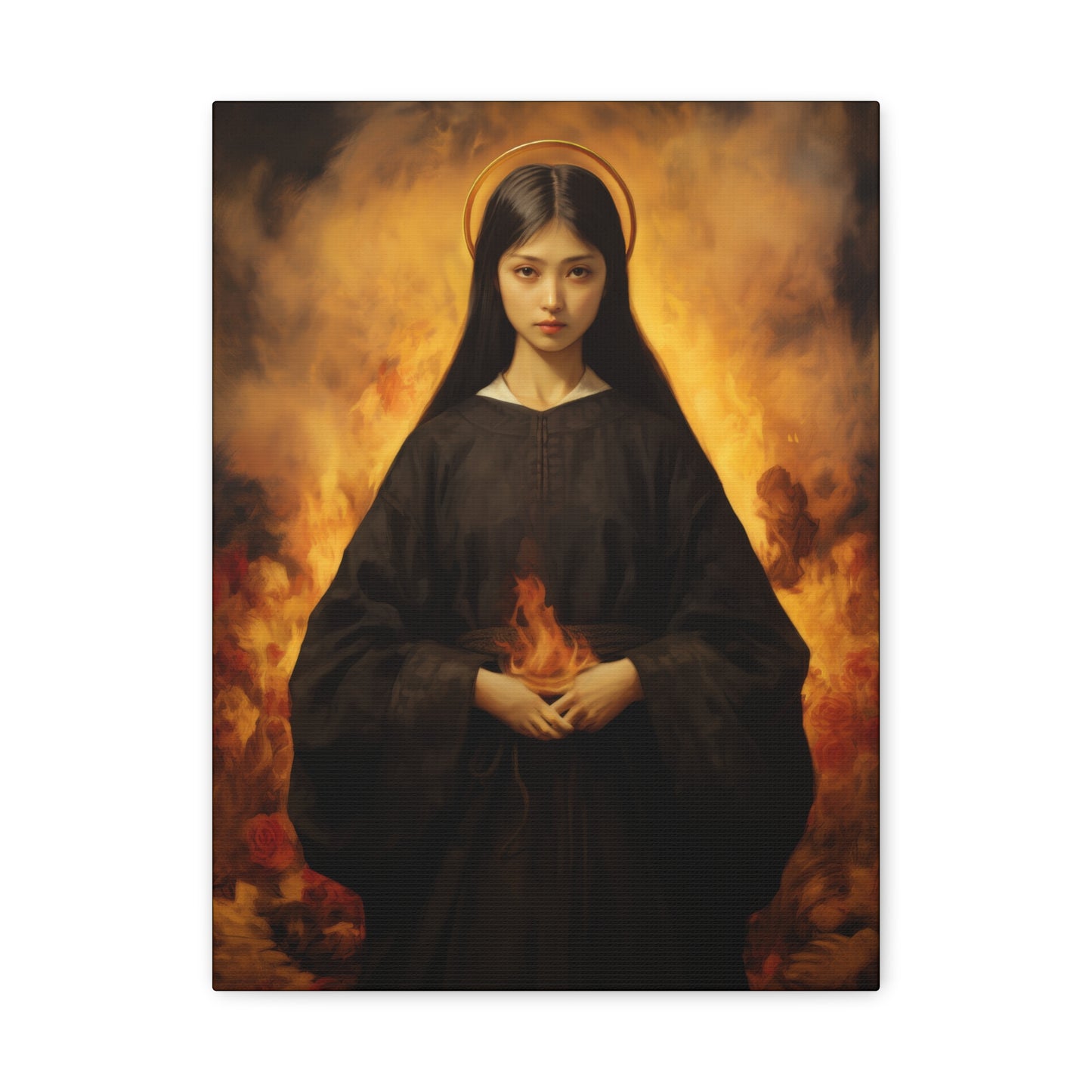 Blessed Mary Magdalen Kiota - Museum Wrapped Canvas - Print - Religious Art for your Home - Christian print - Prayer Room Catholic Saint