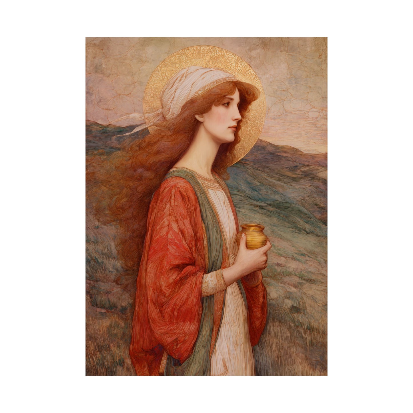 Saint Joanna - Sanctified Souls Print - Multiple Sizes - Premium Matte Vertical Posters