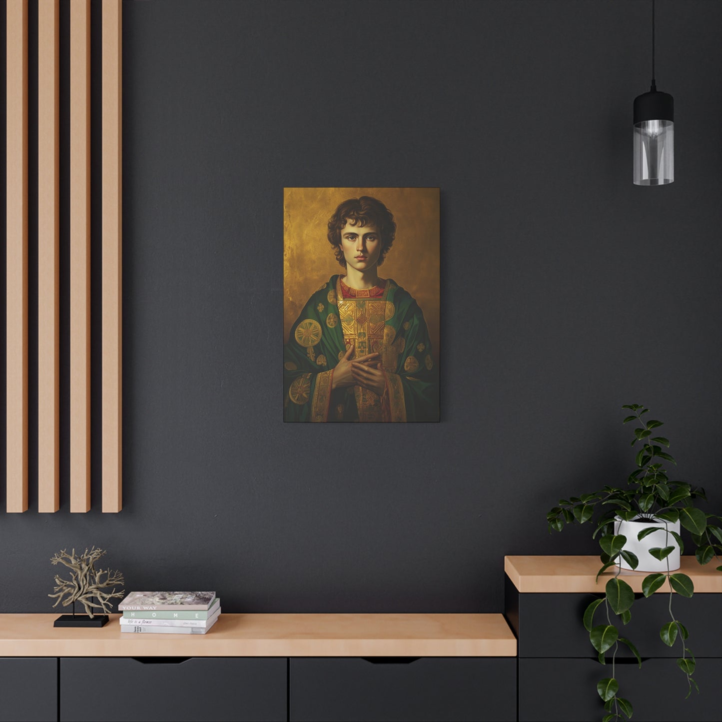 Saint Pantaleon Canvas Print - Multiple Sizes - Catholic Home art - Museum Wrapped Canvas - Sanctified Souls Print