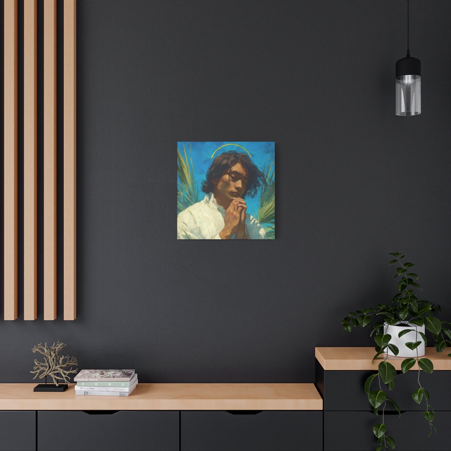 Saint Lorenzo Ruiz - Multiple Sizes - Catholic Home art - Museum Wrapped Canvas - Sanctified Souls Print - Catholic Martyr Art