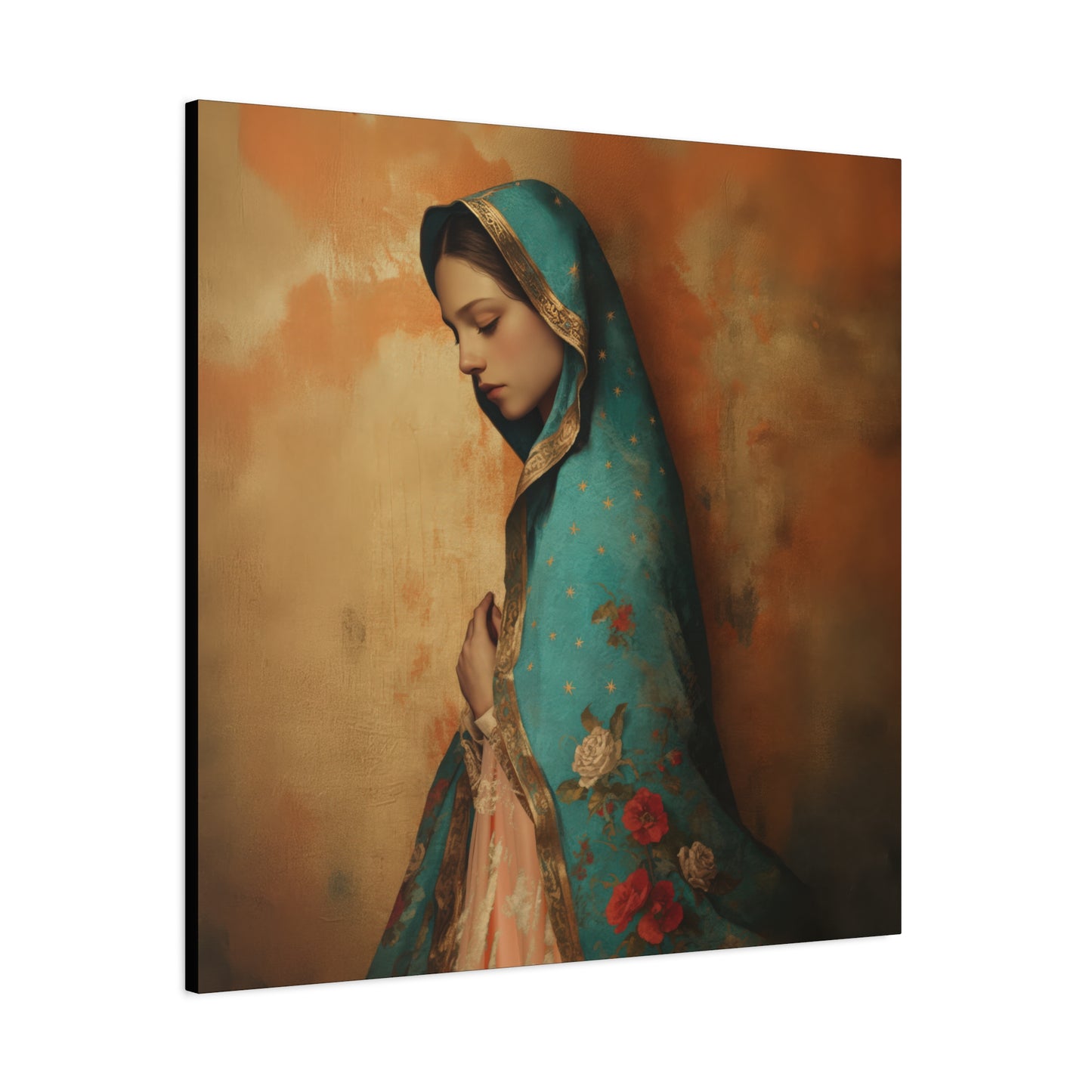 Our Lady of Guadalupe - Gallery Wrapped Canvas - Print - Religious Art for your Home - Catholic Art