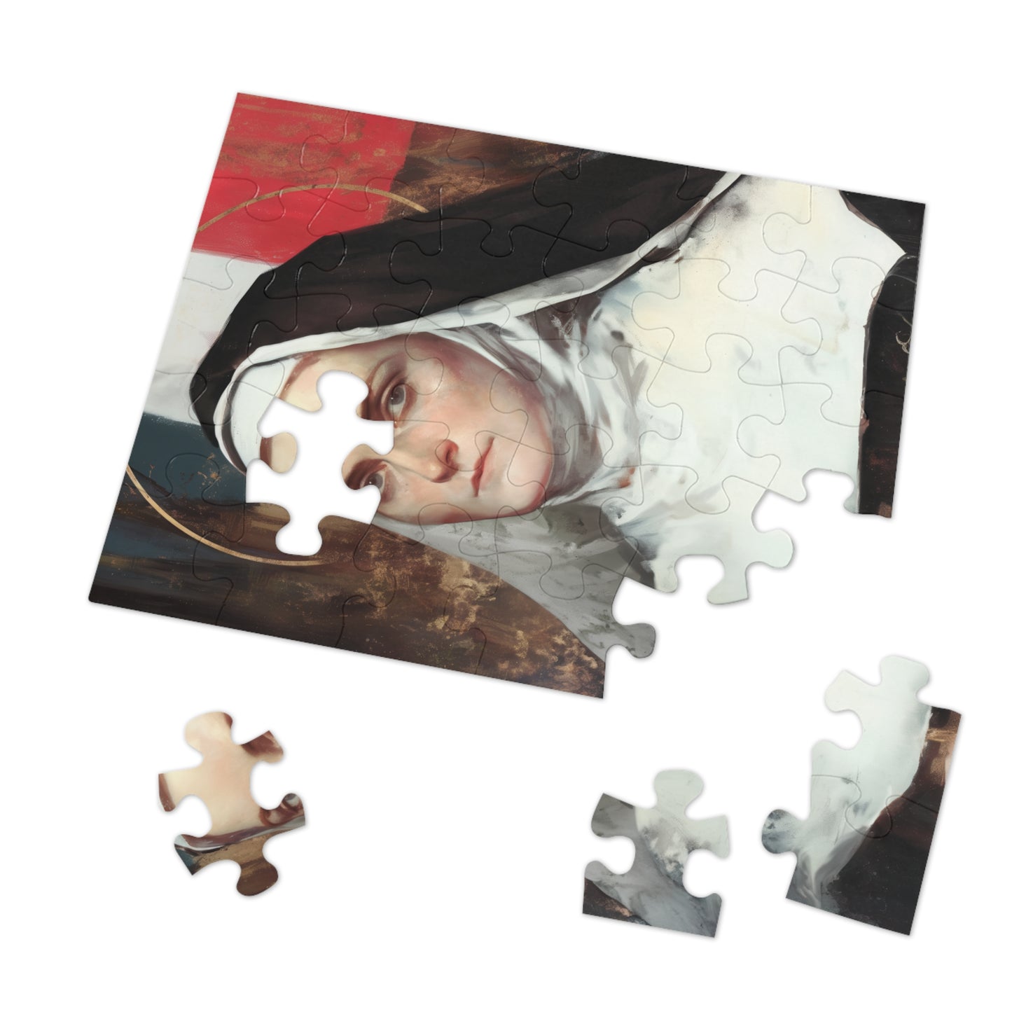 Saint Jeanne-Antide Thouret - Puzzle and Keepsake Tin - Religious (30, 110, 252, 500,1000) - Religious Puzzle - Gifts for Catholic Families