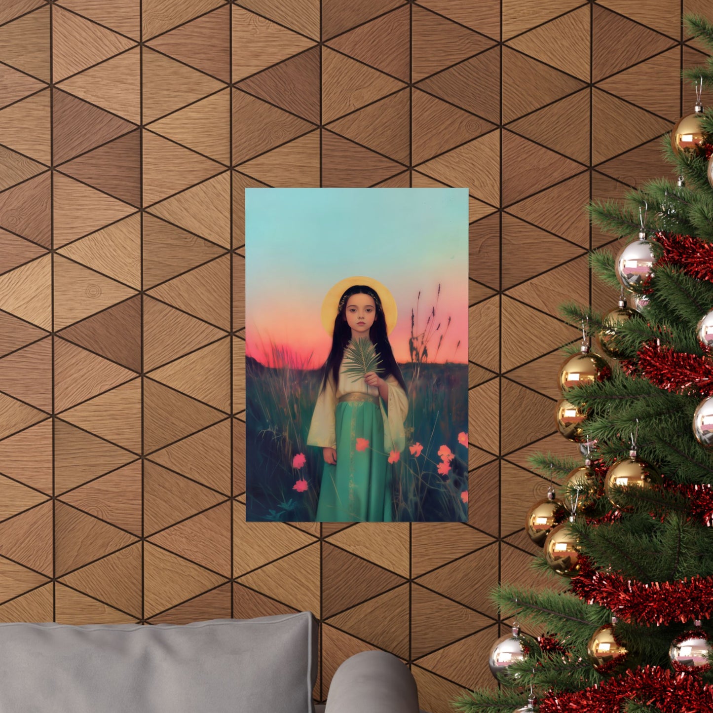 Saint Charity -  Sanctified Souls Print - Multiple Sizes - Premium Posters - Catholic Art - Christian Home - Martyr Saint