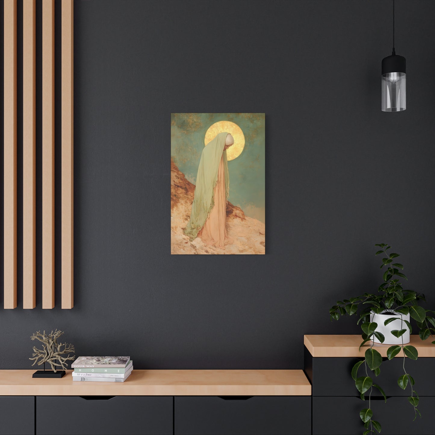 Saint Melania the Elder - Desert Mother - Gallery Wrapped Canvas - Print - Religious Art for your Home - Catholic Art Print