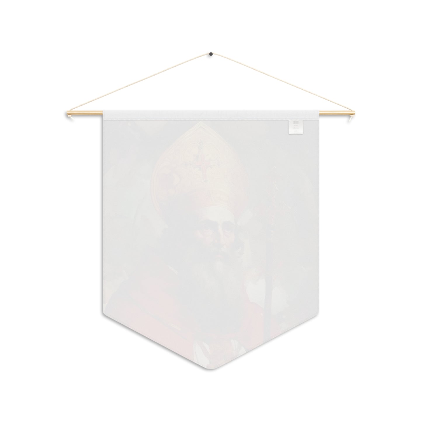 Saint Eusebius of Vercelli Wall Banner / Wall Hanging - Prayer room art - Catholic Home Art - Large Saint Art - 18" x 21"