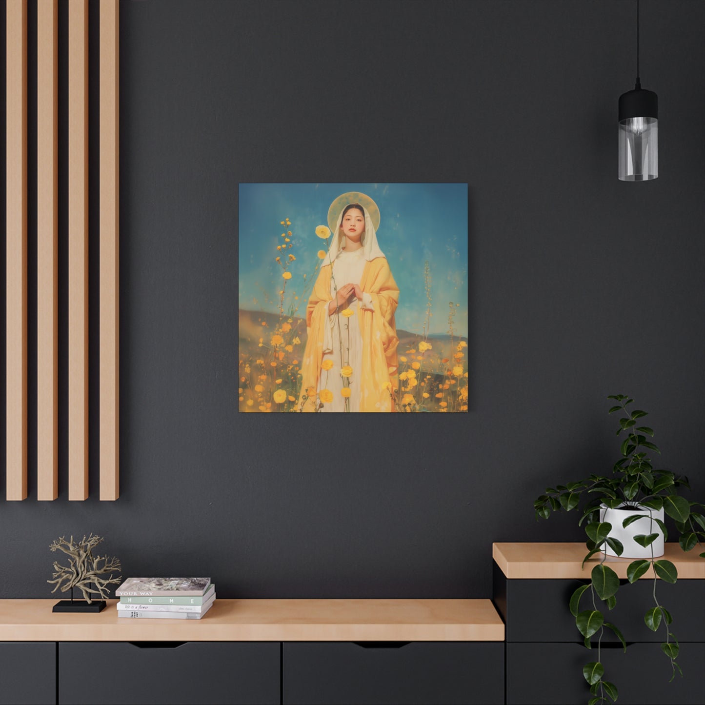 Saint Agatha Lin - Gallery Wrapped Canvas - Print - Religious Art for your Home - Catholic Art