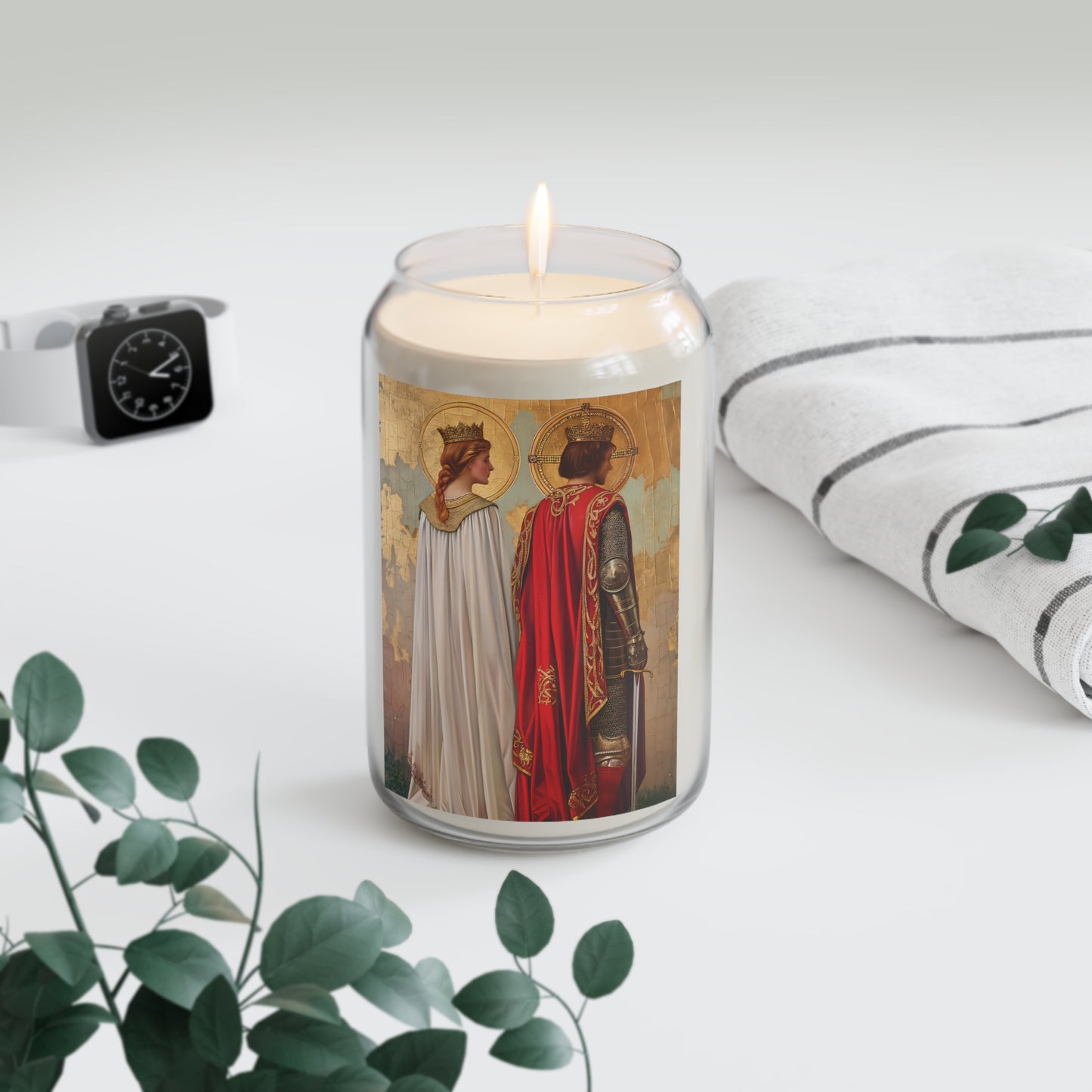 Saint Gwladys and Saint Gwynlly  - Scented Prayer Candle, 13.75oz -  Candle - Catholic Art - prayer room Scented Candle - Religious gift
