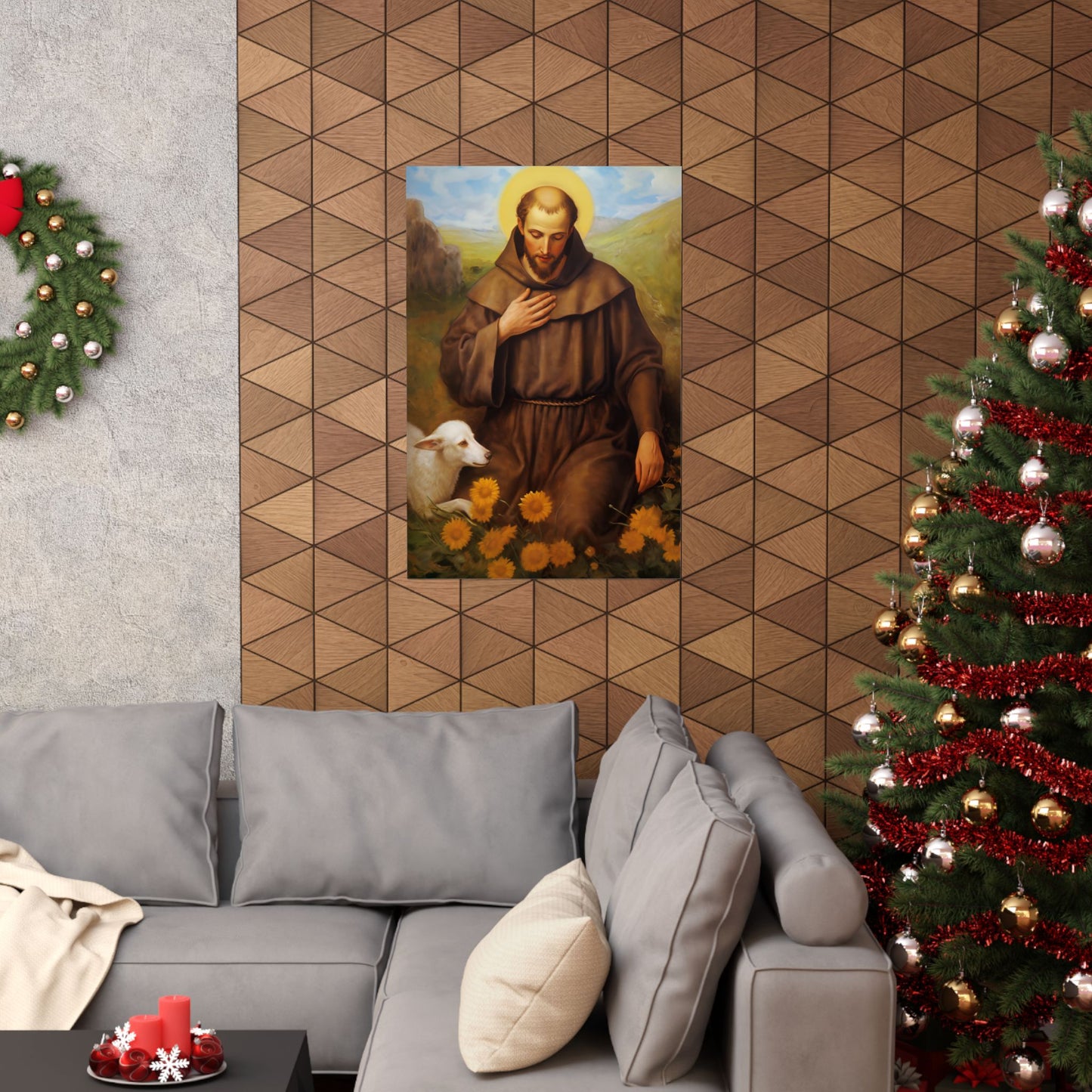 Saint Francis of Assisi - Sanctified Souls Print - Multiple Sizes - Premium Matte Vertical Posters