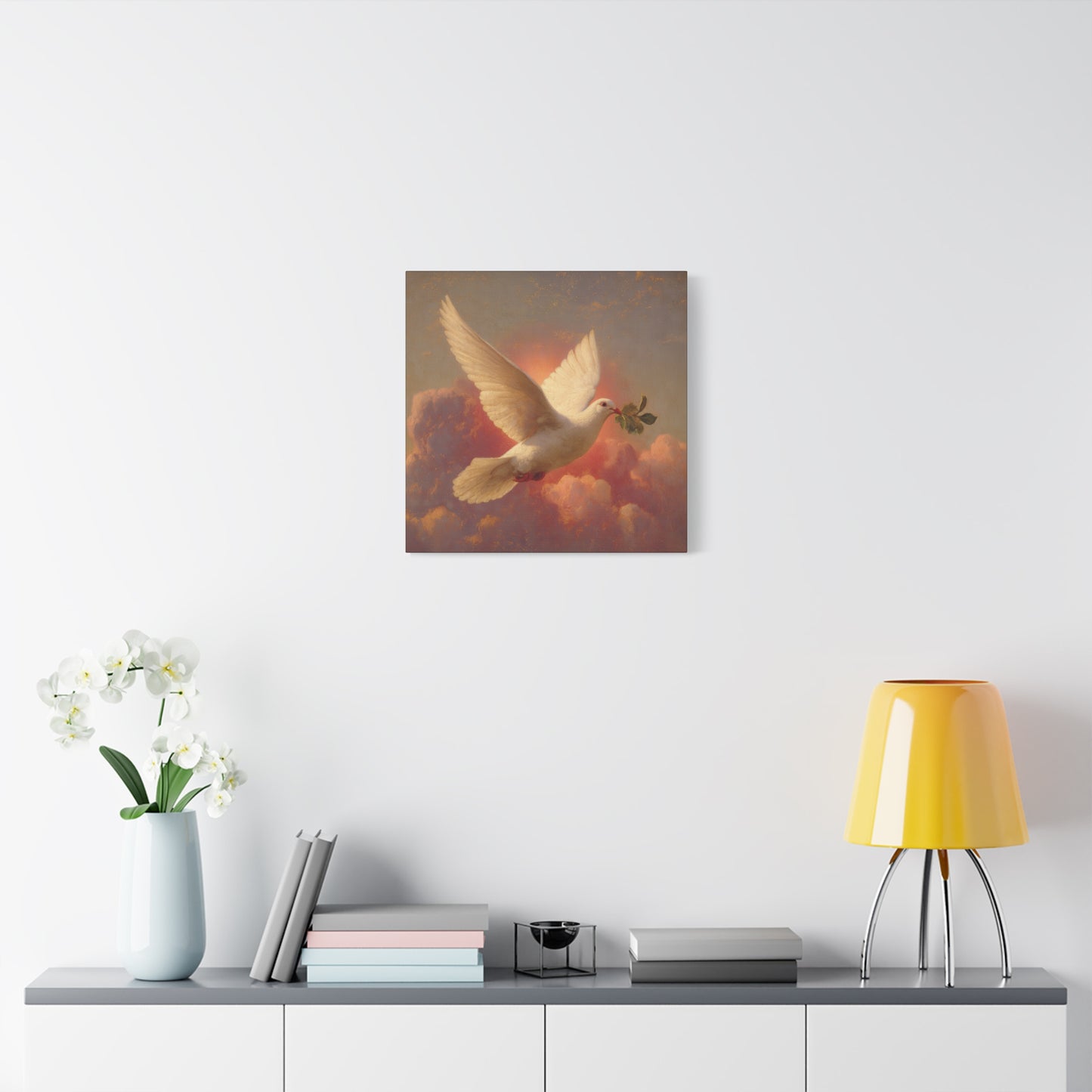 The Spirit Who Restored the Horizon - Holy Spirit - The Dove- Gallery Wrapped Canvas - Print - Religious Art for your Home - Catholic