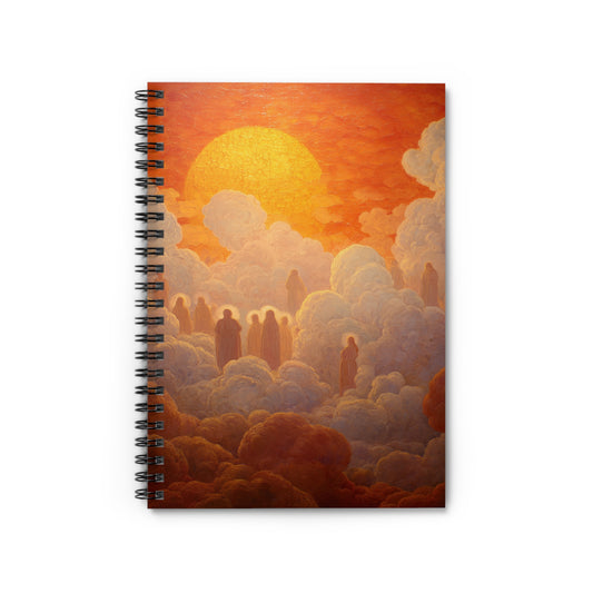 The Feast of All Saints / All Saints Day - Sanctified Souls Art - Religious Based Notebook - Spiral Notebook - Ruled Line