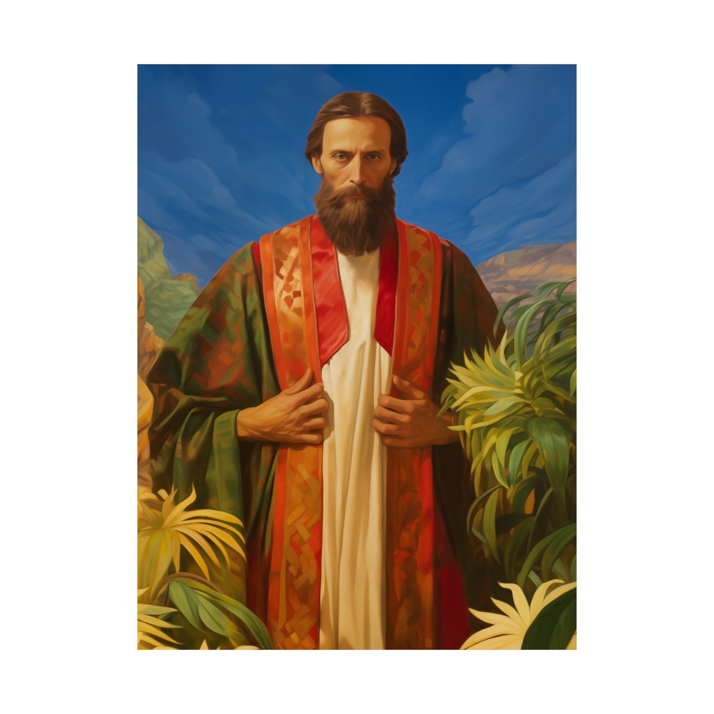 Saint John the Baptist - Sanctified Souls Print - Multiple Sizes - Premium Matte Vertical Posters