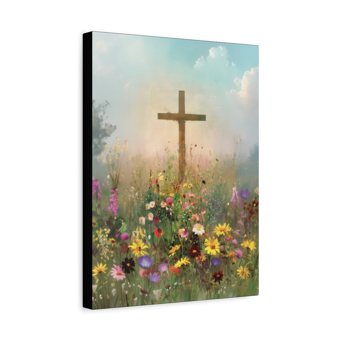 The Cross That Called the Earth to Life - Gallery Wrapped Canvas - Print - Religious Art for your Home - Catholic