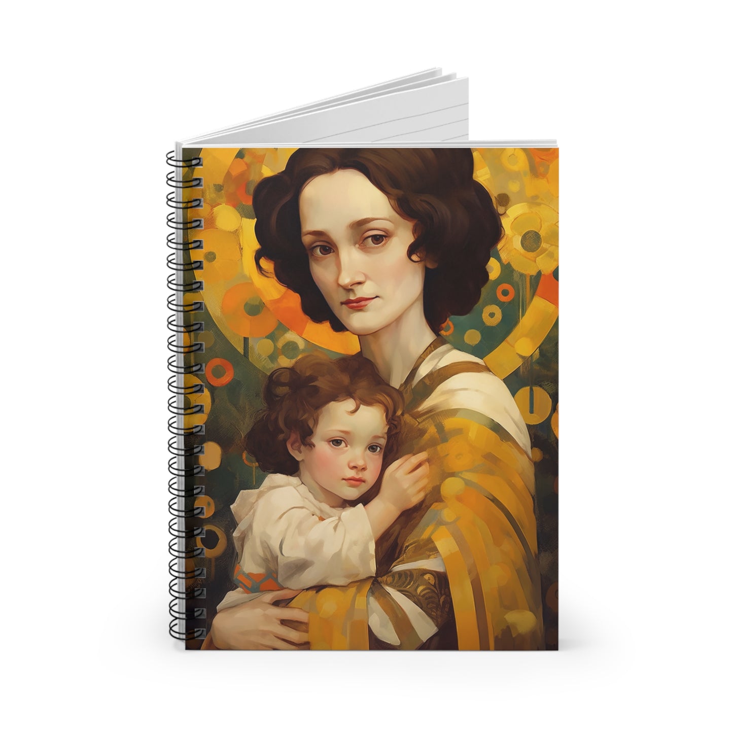 Saint Gianna Beretta Molla  Journal - Sanctified Souls Art - Religious Based Notebook - Spiral Notebook - Ruled Line