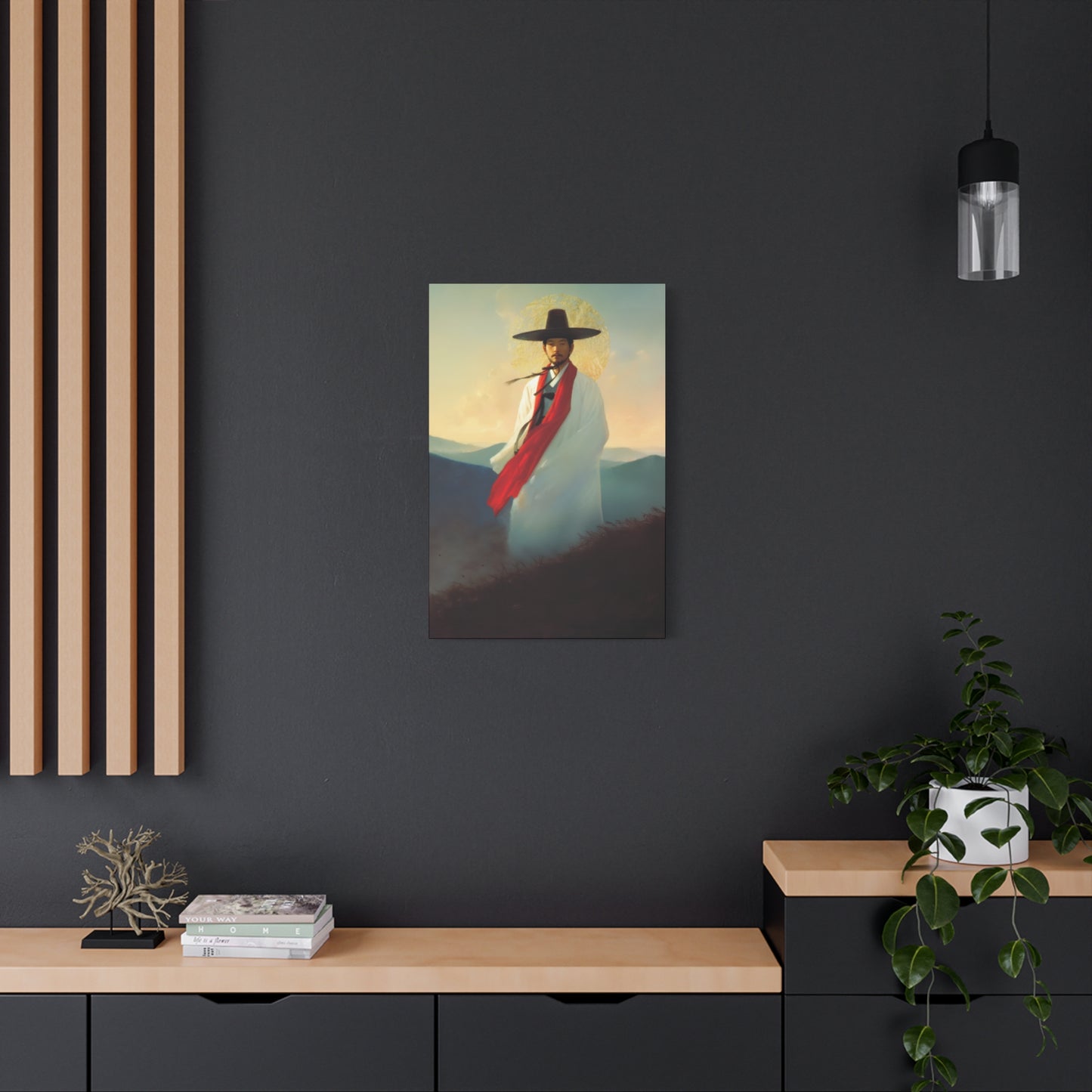 Saint Andrew Kim Taegon - Multiple Sizes - Catholic Home art - Museum Wrapped Canvas - Sanctified Souls Print - Martyr Saint
