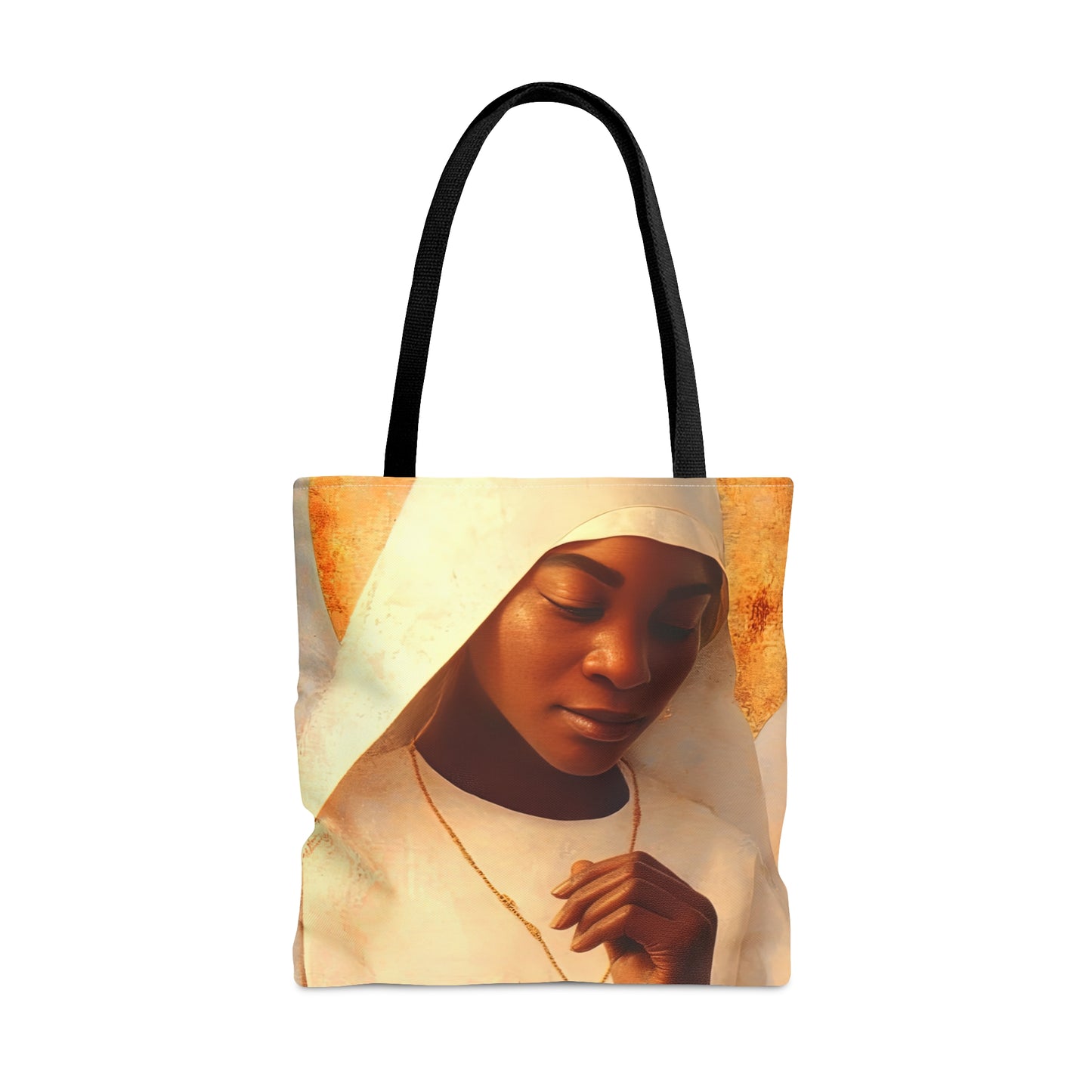 Blessed Marie-Clementine Anuarite Nengapeta Tote Bag - Large Medium Small Faith Art Bag - Catholic Faith Purse - Double Sided