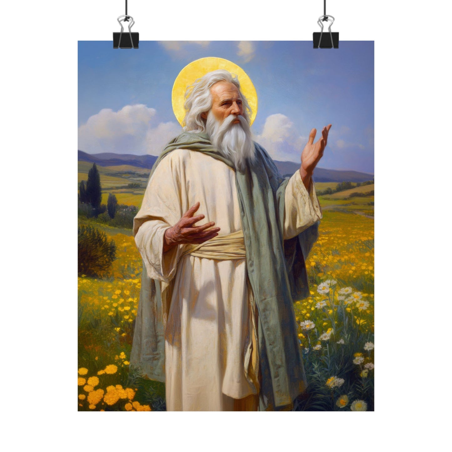 Saint Hilary of Arles - Sanctified Souls Print - Multiple Sizes - Premium Matte Vertical Posters