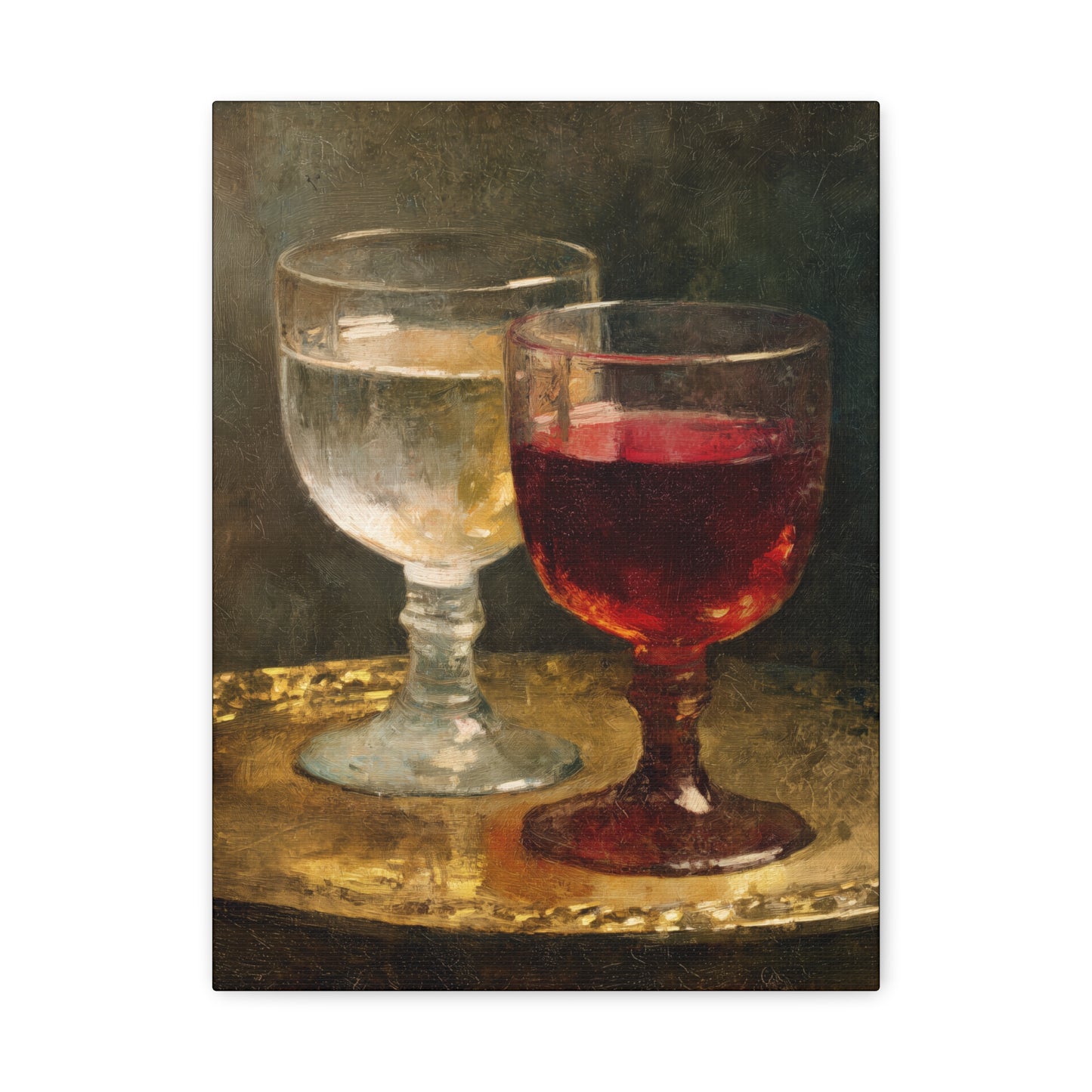 Cana and the Miracle of Abundance - Water into Wine - Gallery Wrapped Canvas - Print - Religious Art for your Home - Catholic Art Print