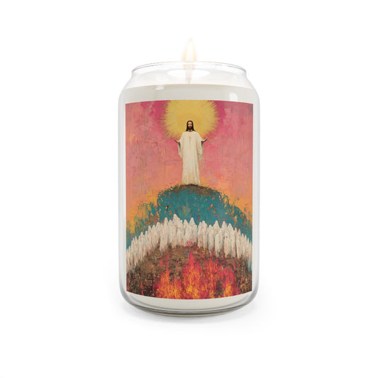 Light Pierced the Abyss - Scented Prayer Candle, 13.75oz - Tall Size - Religious Prayer Candle - Catholic Art