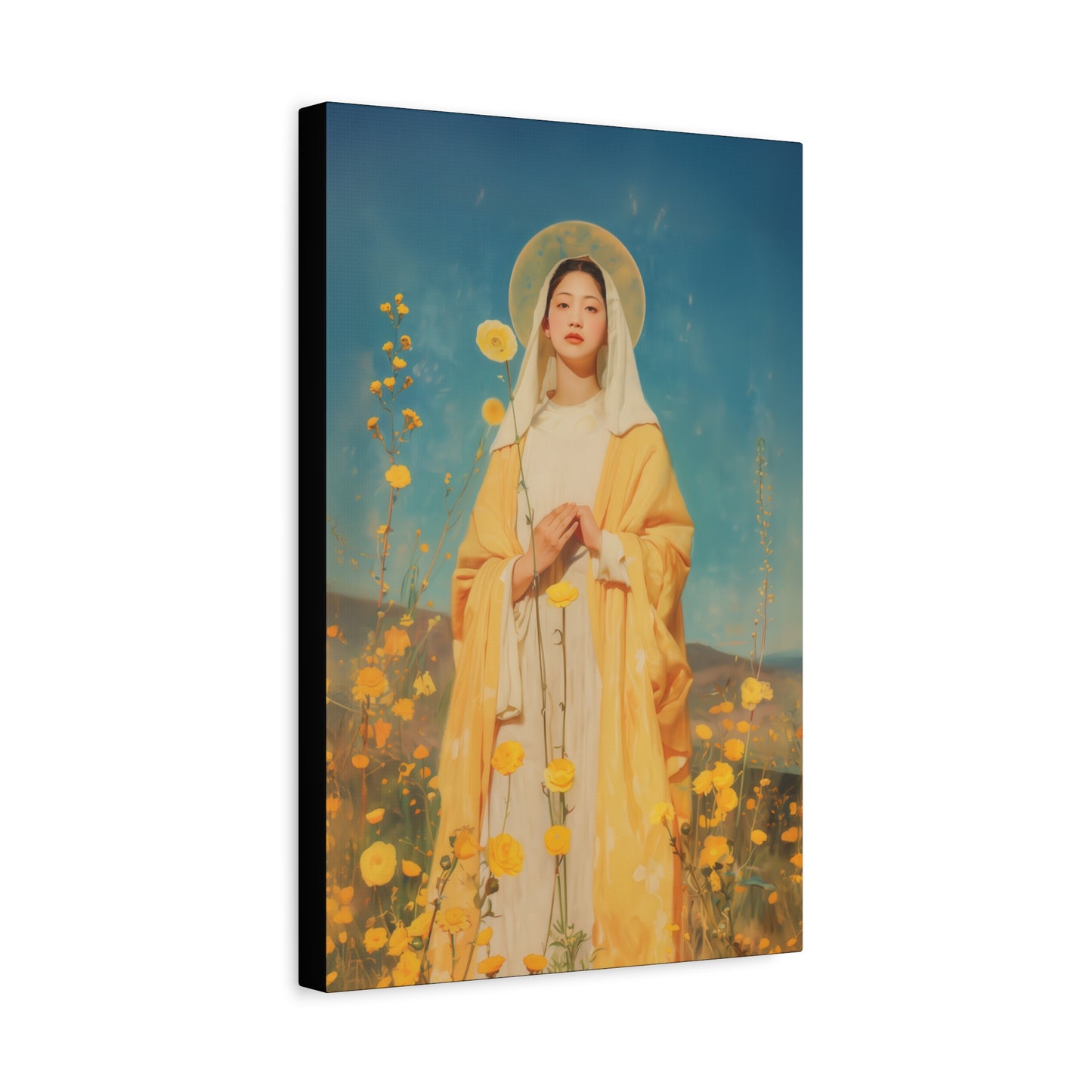 Saint Agatha Lin - Gallery Wrapped Canvas - Print - Religious Art for your Home - Catholic Art