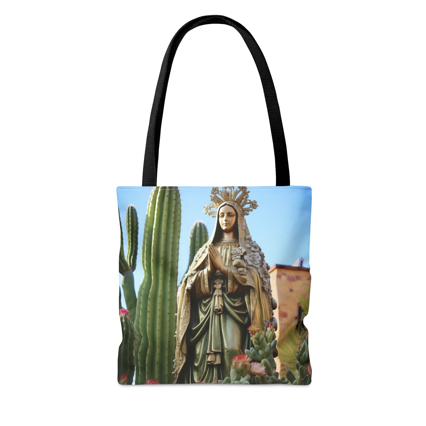 Our Lady of Guadalupe Tote Bag - Catholic faith inspired carry-all purse - day to day bag