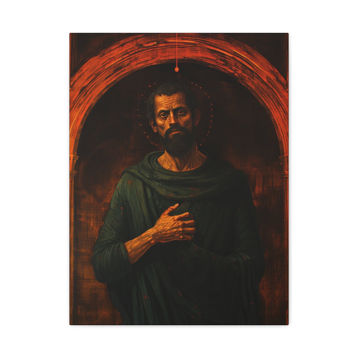 Saint Bartholomew Canvas Print - Multiple Sizes - Catholic Home art - Museum Wrapped Canvas - Sanctified Souls Print