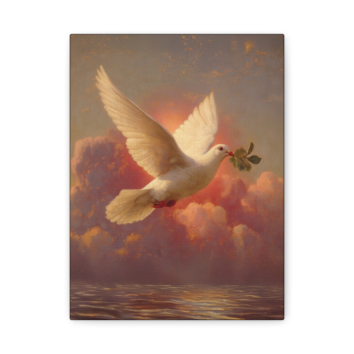 The Spirit Who Restored the Horizon - Holy Spirit - The Dove- Gallery Wrapped Canvas - Print - Religious Art for your Home - Catholic