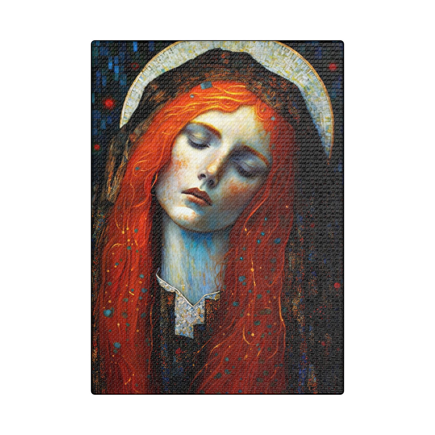 Embracing Grace - Saint Mary Magdalene Canvas Print - Multiple Sizes - Catholic Home art - Museum Wrapped Canvas - Sanctified Souls Print