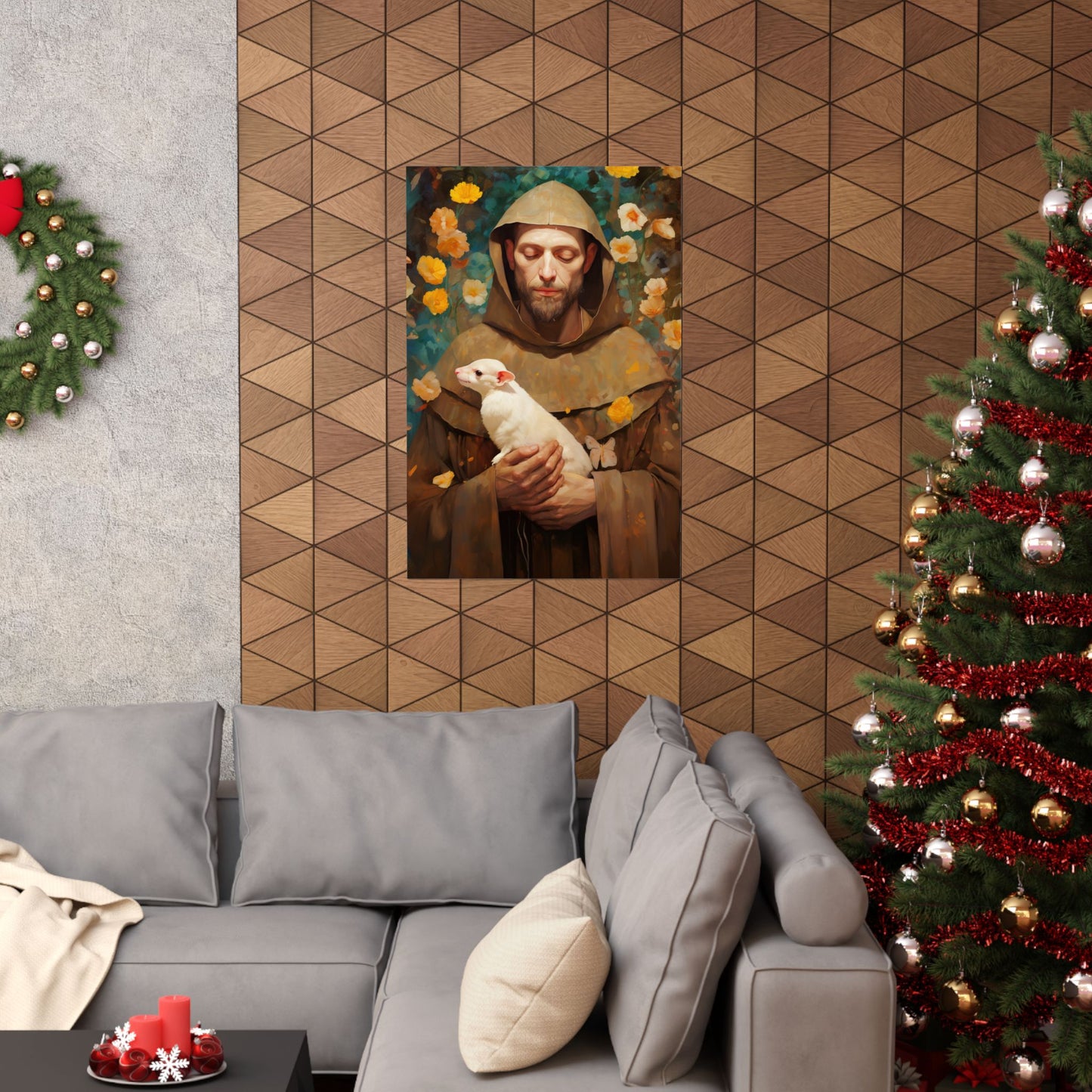 Saint Francis of Assisi - Sanctified Souls Print - Multiple Sizes - Premium Matte Vertical Posters