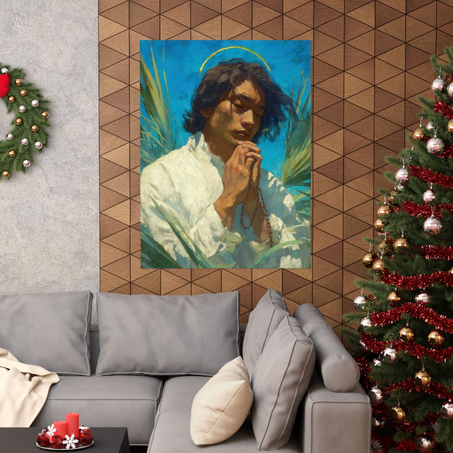 Saint Lorenzo Ruiz -  Catholic Art - Multiple Sizes - Premium Posters - Catholic Art - Christian Home - Catholic Saint Art
