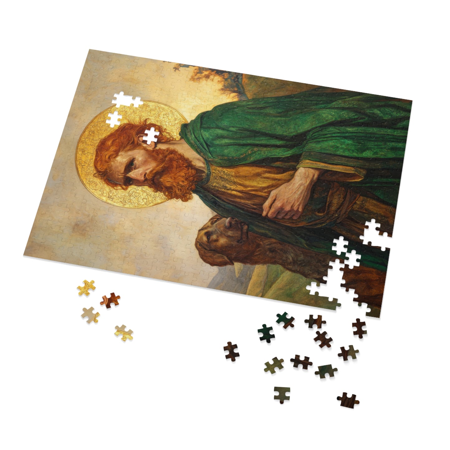 Saint Andrew the Scot - Puzzle and Keepsake Tin - Religious (30, 110, 252, 500,1000) - Religious Puzzle - Gifts for Catholic Families