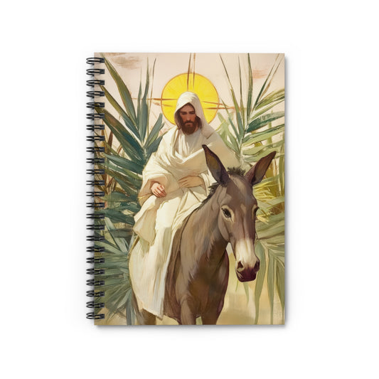 Benedictus Qui Venit (Blessed is He who comes) - Sanctified Souls Art - Religious Based Notebook - Spiral Notebook - Ruled Line