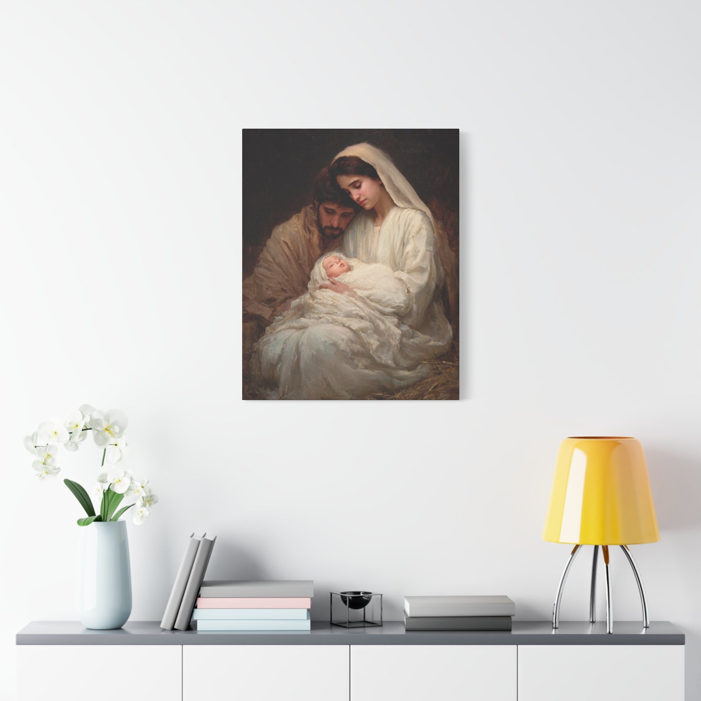 The Quiet Kingdom of the Holy Family - Gallery Wrapped Canvas - Print - Religious Art for your Home - Catholic