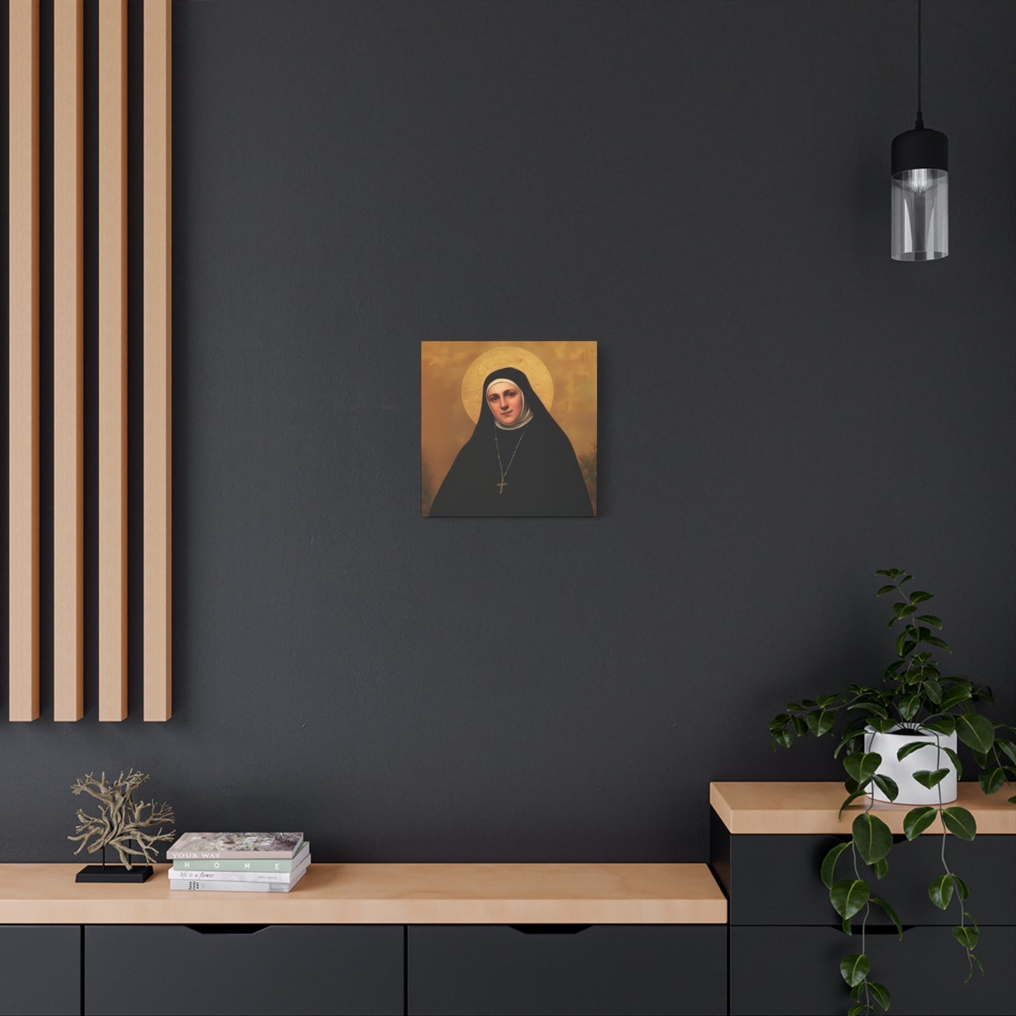 Saint Geltrude Caterina Comensoli - Gallery Wrapped Canvas - Print - Religious Art for your Home - Catholic Art