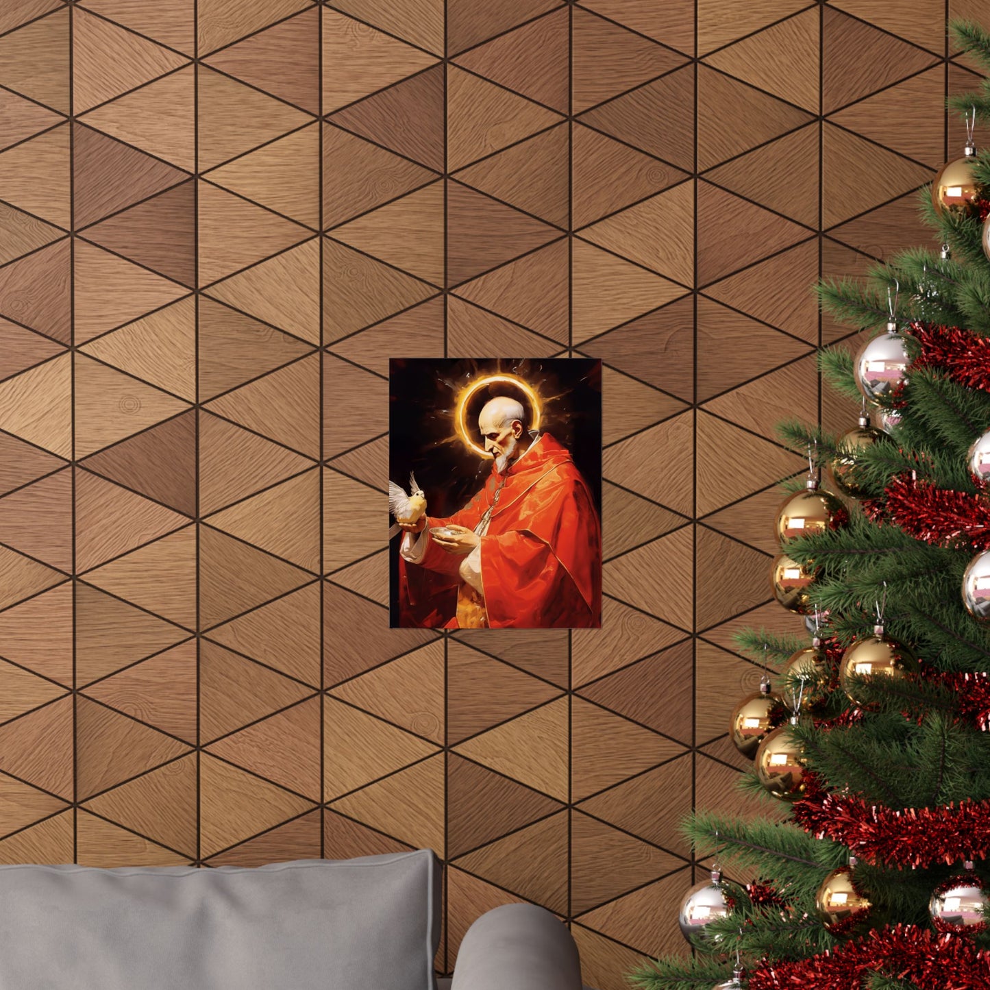 Pope Saint Gregory the Great Print - Sanctified Souls Print - Multiple Sizes - Premium Matte Vertical Posters