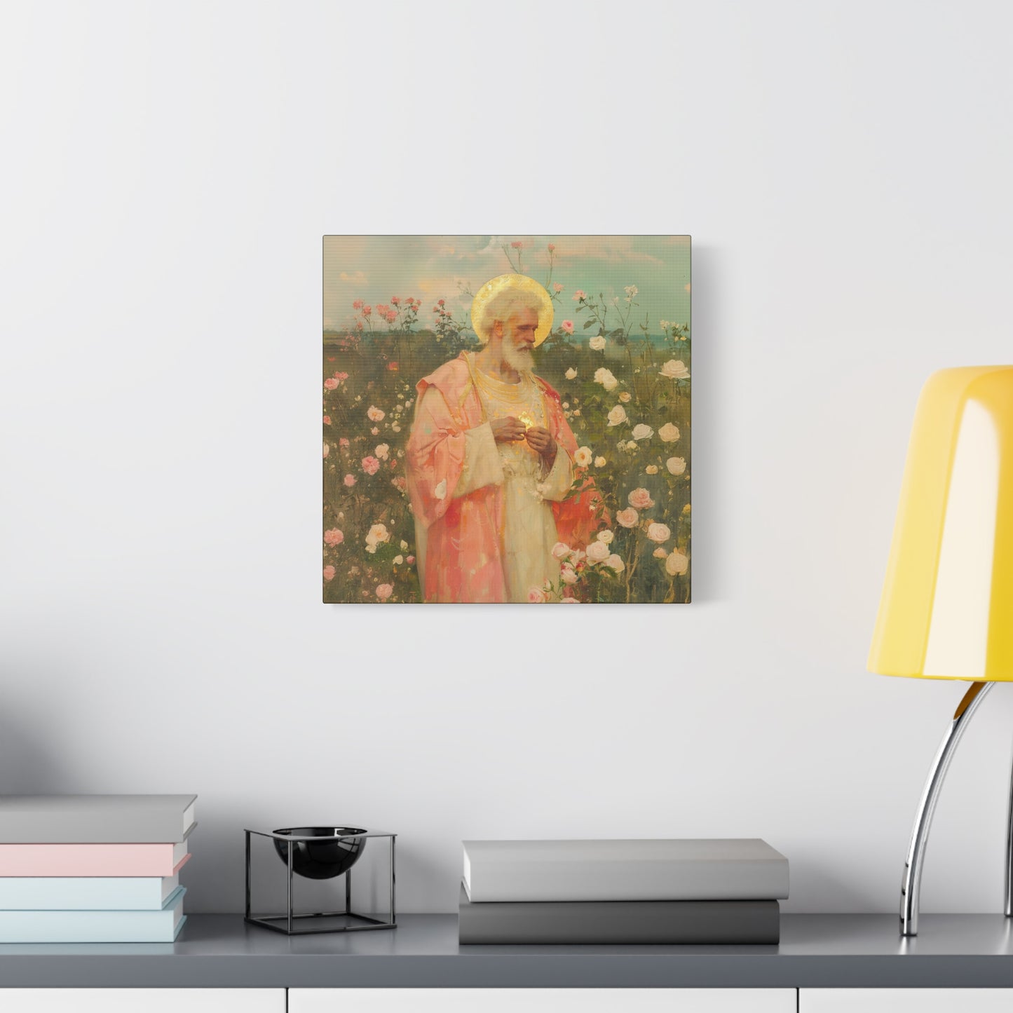Saint Valentine - Multiple Sizes - Catholic Home art - Museum Wrapped Canvas - Sanctified Souls Print - Catholic Saint Art