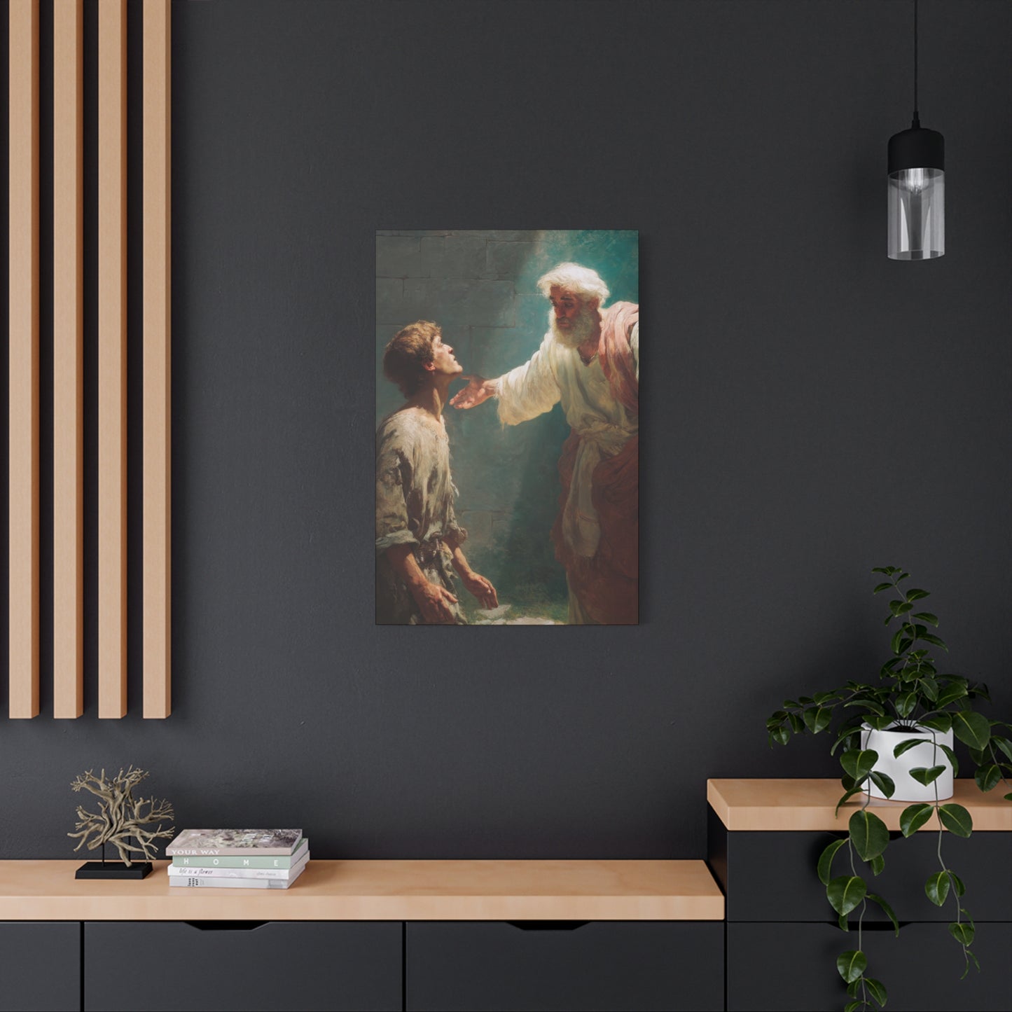 Homecoming of the Prodigal Son - Gallery Wrapped Canvas - Print - Religious Art for your Home - Catholic Art Print