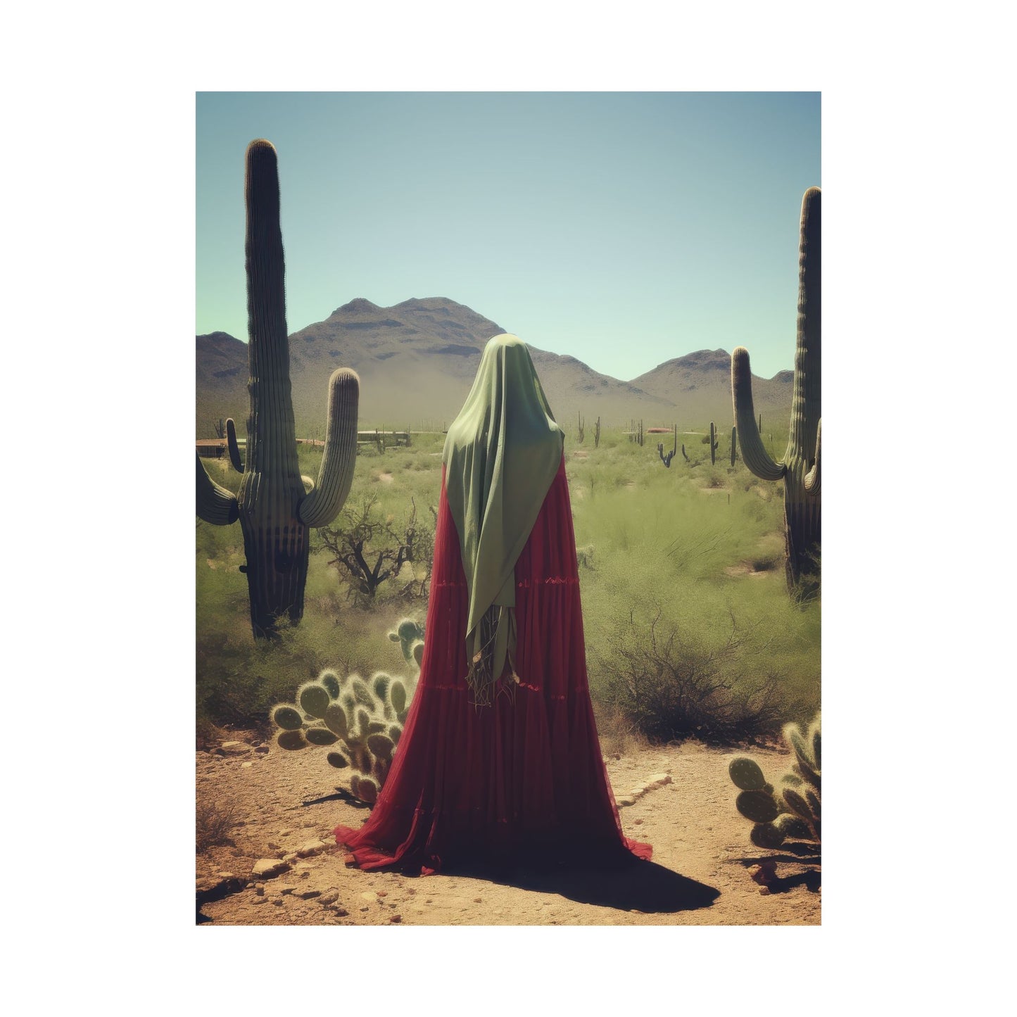 Saint Melania the Elder, Desert Mother Poster Print - Sanctified Souls Print - Multiple Sizes - Premium Posters - Catholic Art