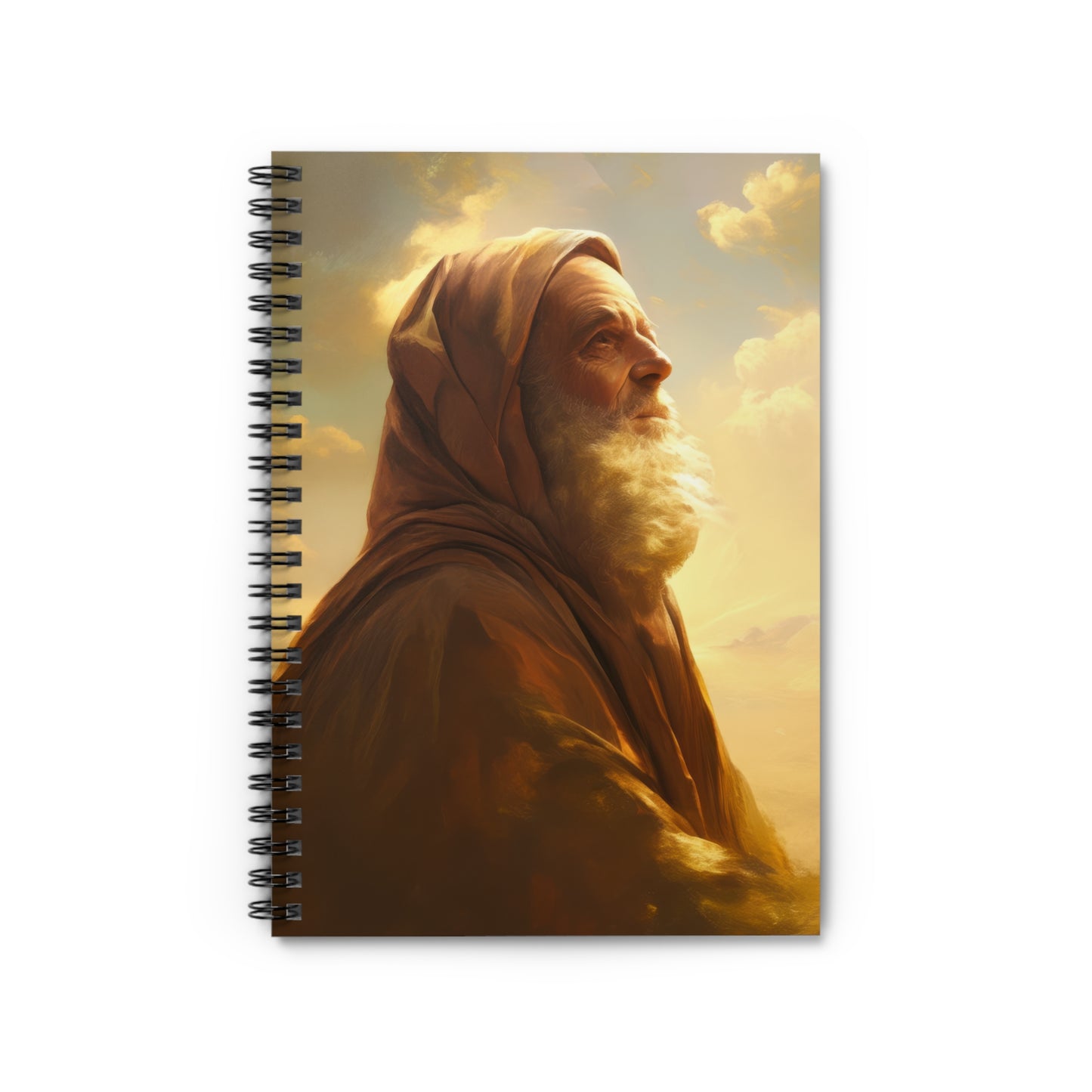 Father Abraham - Sanctified Souls Art - Religious Based Notebook - Spiral Notebook - Prayer journal