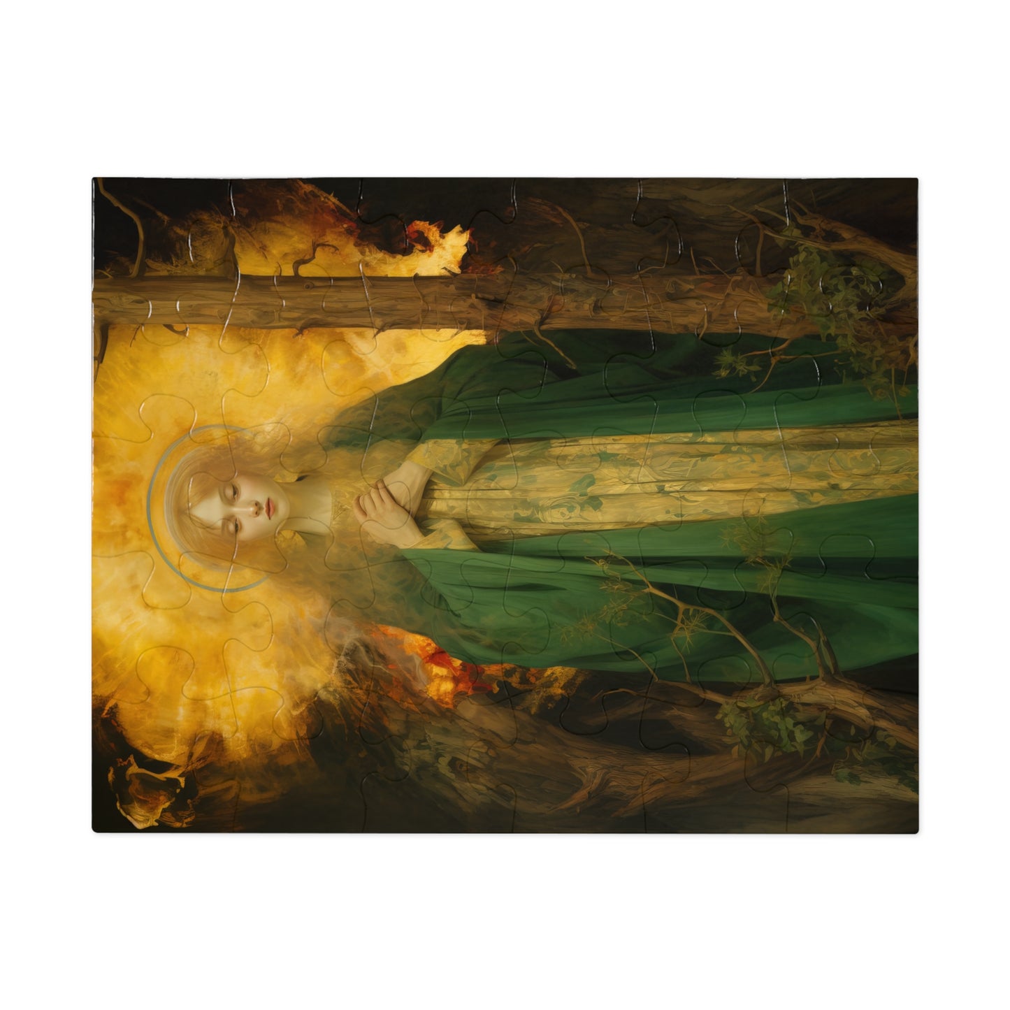 Saint Afra - Puzzle and Keepsake Tin - Religious Jigsaw Puzzle (30, 110, 252, 500,1000-Piece) - Religious Puzzle