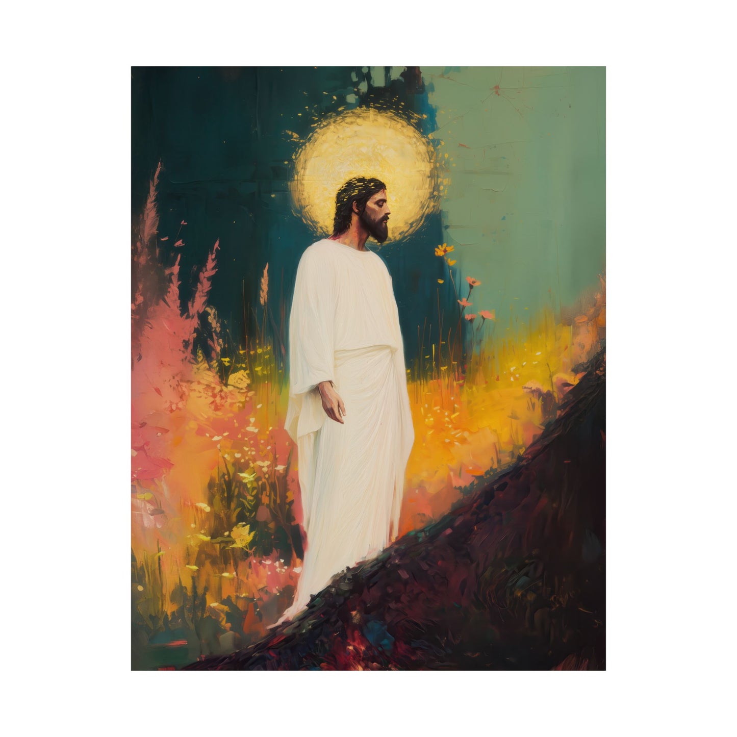 Christus Resurrexit (Christ Is Risen) - Sanctified Souls Print - Multiple Sizes - Premium Matte Vertical Posters - Catholic