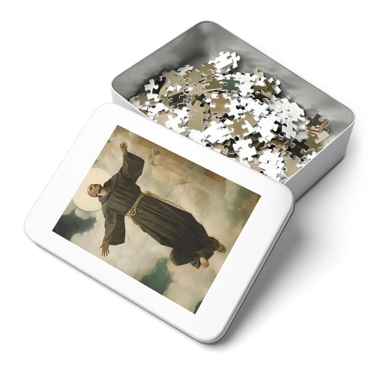 Saint Joseph of Cupertino - Puzzle and Keepsake Tin - Religious Jigsaw Puzzle (30, 110, 252, 500,1000-Piece) - Religious Puzzle