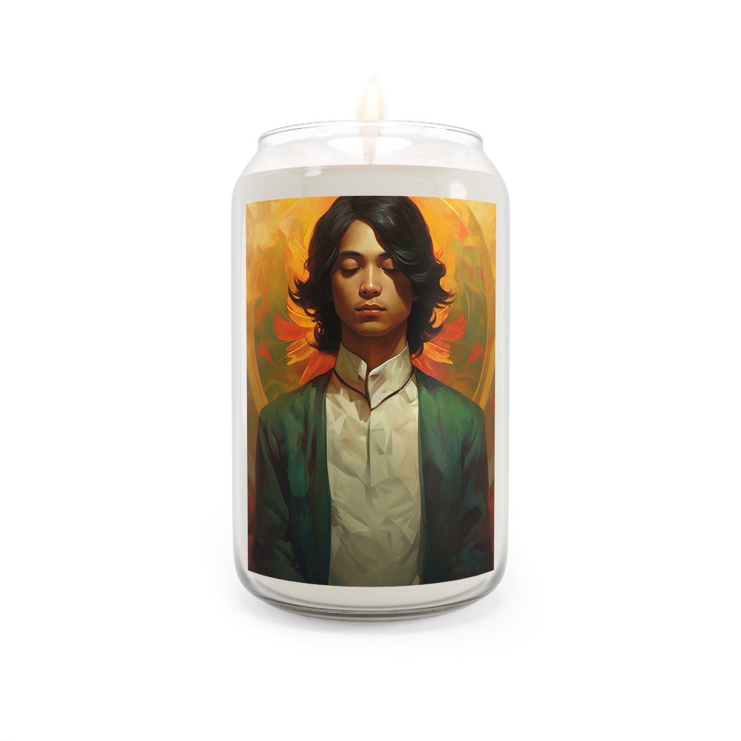 Saint Lorenzo Ruiz  - Scented Prayer Candle, 13.75oz - Tall Size - Religious Prayer Candle - Catholic Art