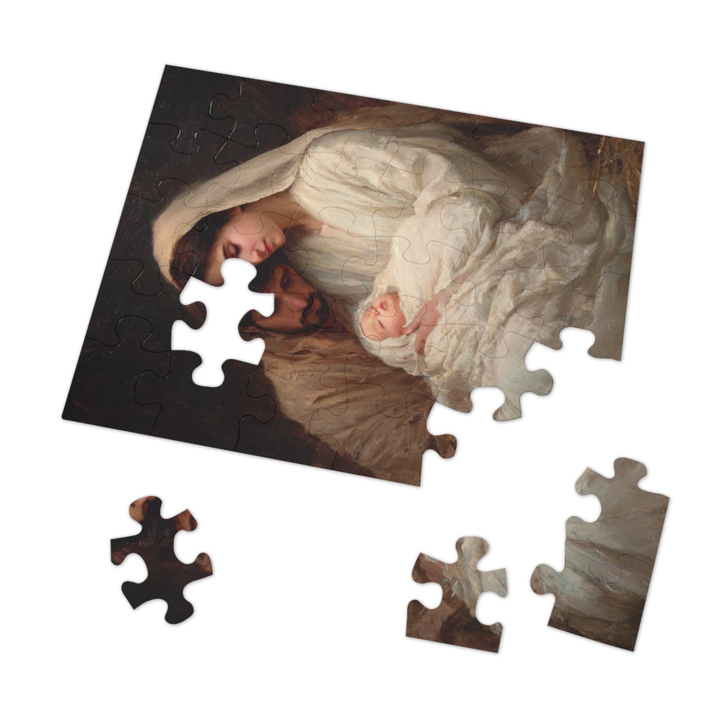 The Quiet Kingdom of the Holy Family - Puzzle & Keepsake Tin - Religious Jigsaw Puzzle (30, 110, 252, 500,1000-Piece)
