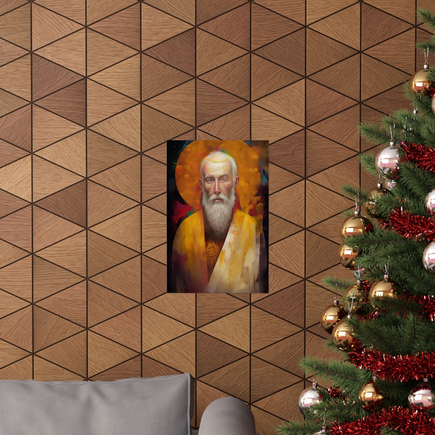 Saint Simon the Apostle Print - Sanctified Souls Print - Multiple Sizes - Premium Matte Vertical Posters