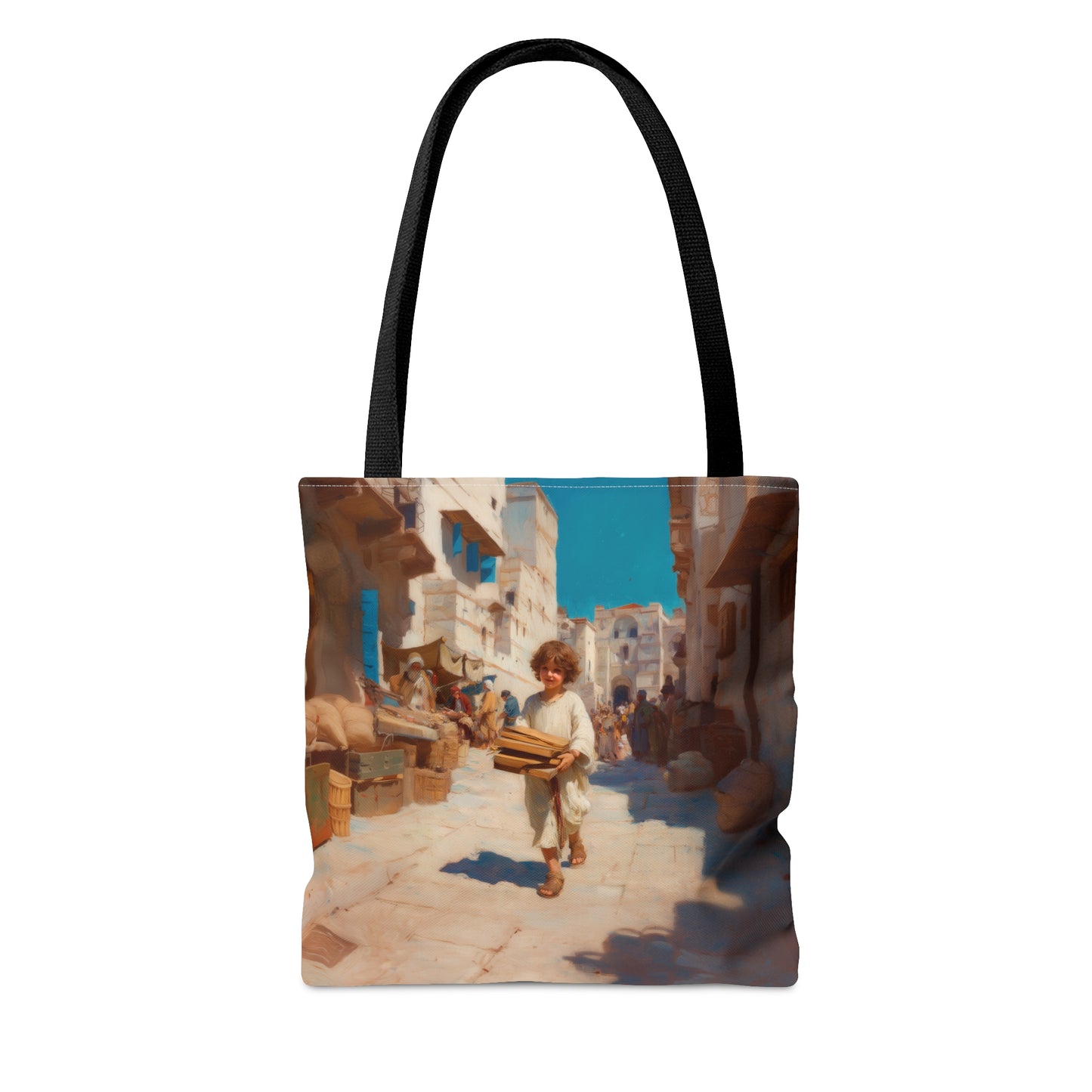 Nazareth and the Hidden Light of Christ - Tote Bag - Large Medium Small Faith Art Bag - Catholic Faith Purse