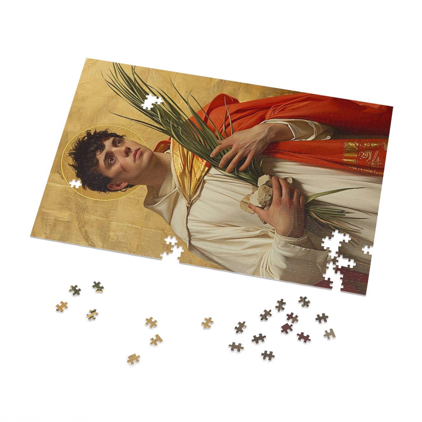 Saint Stephen - Puzzle and Keepsake Tin - Religious Jigsaw Puzzle (30, 110, 252, 500,1000-Piece) - Religious Puzzle