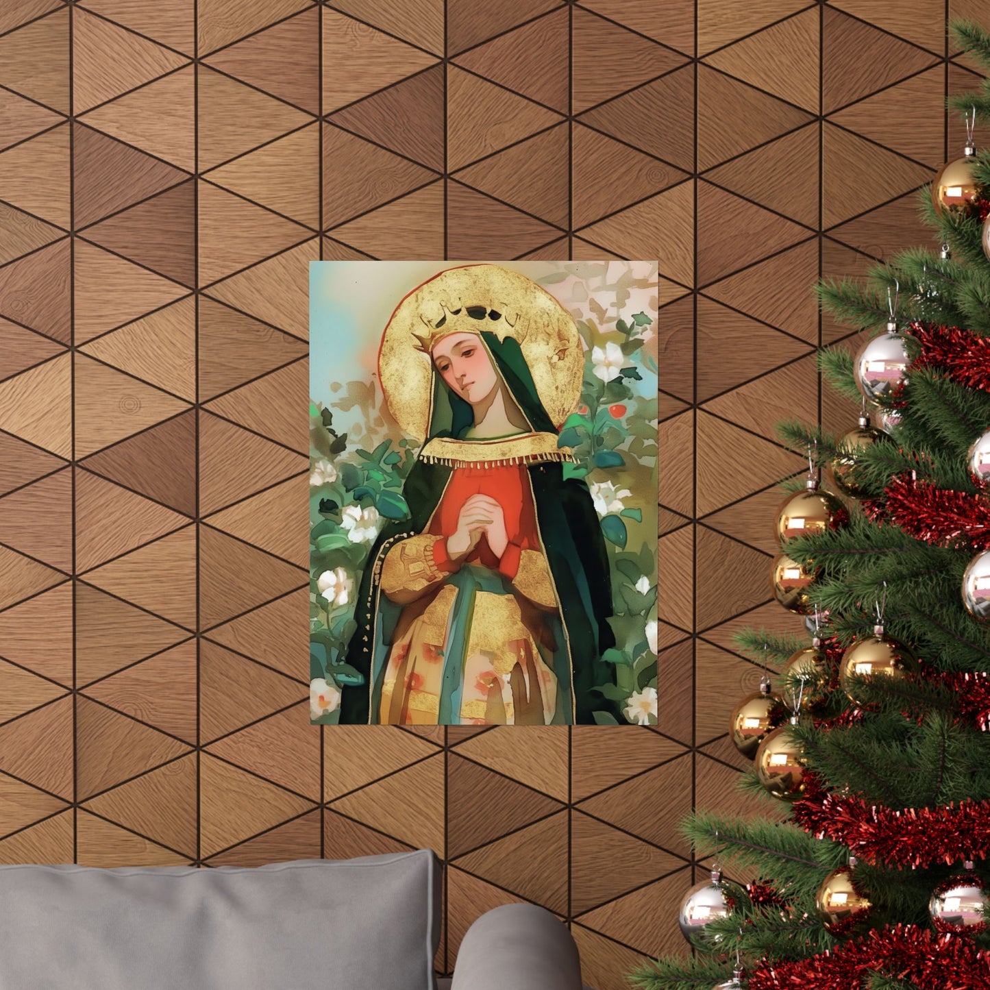 Saint Matilda of Germany - Sanctified Souls Print - Multiple Sizes - Premium Matte Vertical Posters - Matilda of Ringelheim