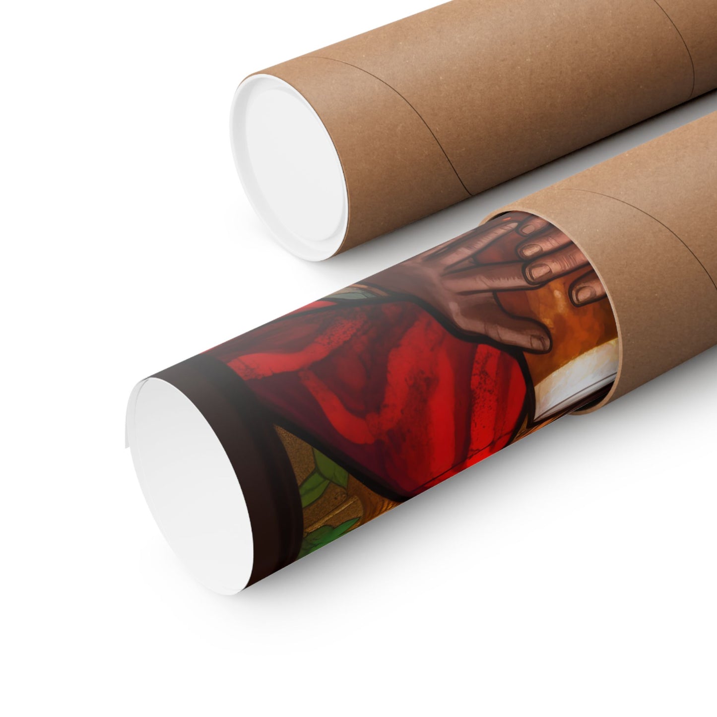 Saint Augustine of Hippo - Sanctified Souls Print - Multiple Sizes - Premium Matte Vertical Posters